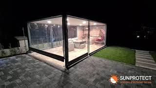 Rulouri Folie Transparenta PVC motorizate | SunProtect Solution