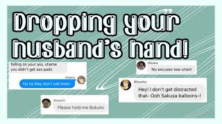 | Dropping your HUSBAND'S HAND | PRANK | SAKUATSU, BOKUAKA, USHITEN, SUNAOSA + IWAOI! |