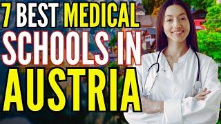 7 Best Medical Schools in Austria for International Students - Study in Austria