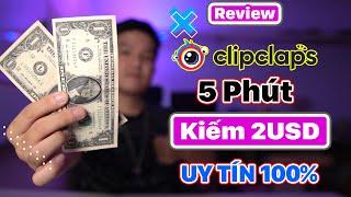 Hướng Dẫn Kiếm Tiền Online Với ClipClaps, xem phim, chơi game, nuôi cá kiếm tiền Online Uy Tín 100%