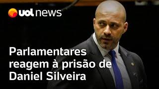 Flávio Bolsonaro, Rogério Correia e mais parlamentares reagem à prisão de Daniel Silveira