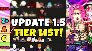 Update 1.5 Tier List! | Anime Vanguards!