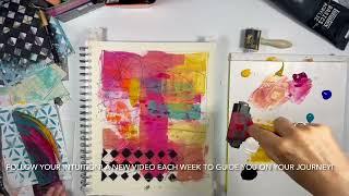 Mixed Media Art - How to Create Amazing Colourful Abstract Art - So Fun and Easy!