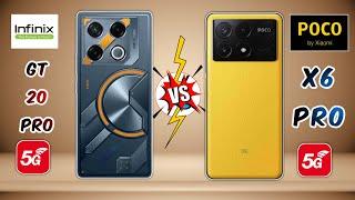 Infinix GT 20 Pro Vs Poco X6 Pro 5G Which is Better for