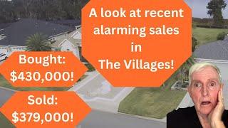 Alarming statistics from recent home sales in The Villages FL!