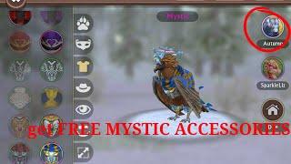 How to get FREE   mystic accessories in wildcraft!!   (No NiddHogg, no big animal) ||ᑭᗩTᑕᕼᗴᗪ||