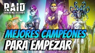 ▶️MEJORES campeones para EMPEZAR BIEN en RAID SHADOW LEGENDS