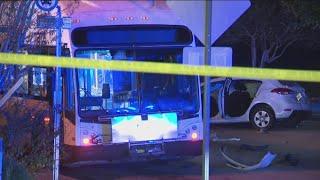 Driver dies after crashing into MARTA bus Monday night, authorities report