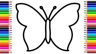 Butterfly Drawing | Easy drawing for kids