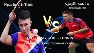 Highlights | Nguyen Anh Tu vs Nguyen Viet Trinh | Hai Phong Table Tennis | Open Tournament 2022