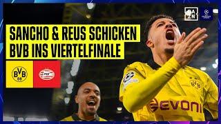 Sancho & Reus sorgen für schwarz-gelben Jubel: Dortmund - PSV Eindhoven 2:0 | UEFA Champions League