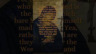 Saint Augustine - Of holy virginty III #churchfathers #theology #quotes