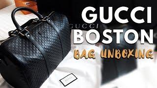 GUCCI Boston Bag with Crossbody Strap Unboxing \\ The Luxe Cabin