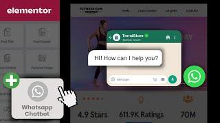 Elementor - Add Floating WhatsApp Chat Button