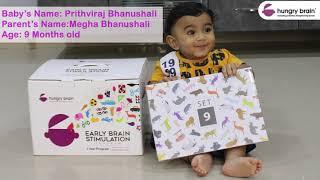 9-month-old Prithviraj is identifying fruits flashcards!