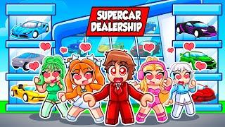 I Made A $100,000,000 SUPERCAR DEALERSHIP to RIZZ GIRLS In DRIVING EMPIRE..