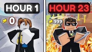 I Spent 24 Hours To Become A Rivals PRO (Roblox Rivals Part 1)