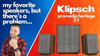 Klipsch Promedia Heritage 2.1: Best speakers for your desk!