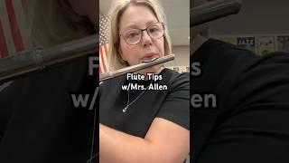 How Play the Flute w/Mrs Allen #flute #band #banddirector #beginnerband #fluteplayer