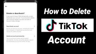 How to Delete TikTok Account - TikTok ID Delete Karne Karne Ka Tarika