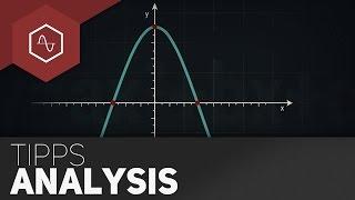 ANALYSIS Tipps fürs MATHE-ABI