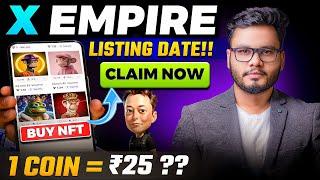 X Empire - Claim NFT - $200 (X Empire Airdrop Listing and Price Prediction)