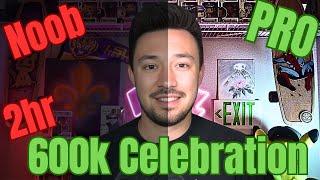 Noob vs Pro ~ 2hr ASMR Stream ~ 600k Sub part 1 Celebration 