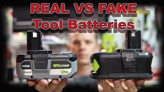 Fake Tool Batteries VS Real - Are They As Good? | Work Bench Wednesday