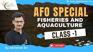 Fisheries #1 | Agriculture Field Officer 2024