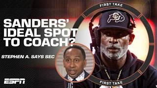 Stephen A. says Deion Sanders' ideal spot is coaching in the SEC, not at Colorado  | First Take