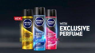 NEW! NIVEA MEN Deep Fragrance Perfumed Spray with Exclusive Perfume