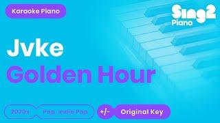 golden hour Karaoke | JVKE (Piano Karaoke)