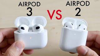 AirPods 3 Vs AirPod 2 In 2024! (Comparison) (Review)