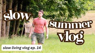 Slow Summer Vlog | Gardening, Cooking and Thoughts About Feeling 'Content' | Ep. 14