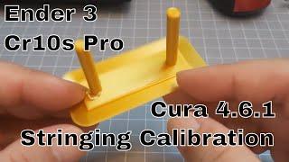 STRINGING CALIBRATION TESTS - ENDER 3 CR10S PRO - guide to removing stringing. Retraction Setting.