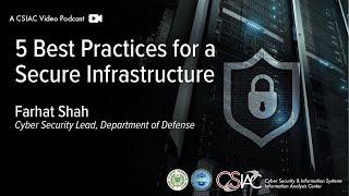 5 Best Practices for a Secure Infrastructure