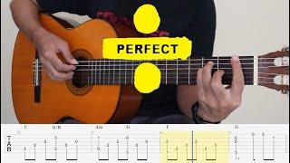 PERFECT - ED SHEERAN - Fingerstyle Guitar Tutorial TAB