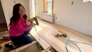 FINALLY Installing HARDWOOD FLOORING in my Kitchen!!!