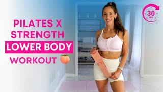 30 Min LOWER BODY Pilates x Strength Workout with Optional Band