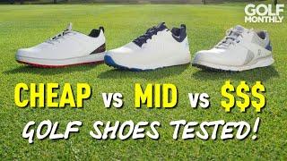 CHEAP v MID v EXPENSIVE GOLF SHOE TEST!