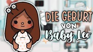 DIE GEBURT VON BABY LEO  | AESTHETIC ROUTINE/GESCHICHTE | TOCA BOCA STORY DEUTSCH