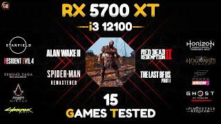 RX 5700 XT + i3 12100 : Test in 14 Games