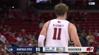 Highlights vs Montana State || Wisconsin Basketball || November 7, 2024