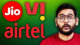 Price Reduction in Jio Airtel & Vi