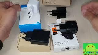 Kleine ganfast Ladegeräte für Reisen & Travel Charger klein kompakt mit Leistung