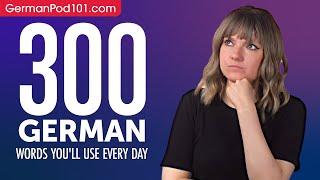 300 German Words You'll Use Every Day - Basic Vocabulary #70