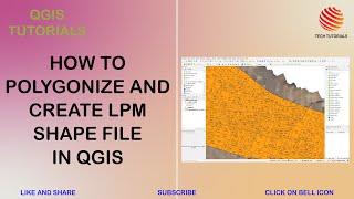 How to Polygonize Raster file in QGIS | Create LPM Shape File | Vectorization and Digitization