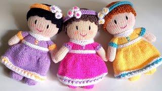 [Knitting Doll] Free Pattern by Jean Greenhowe - Dainty Dollies