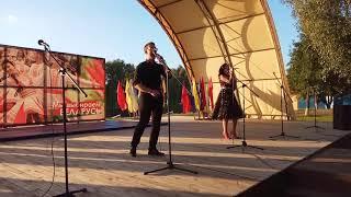 Акция "Вместе за Беларусь!" в Ельске #МАЁЙКРАІНЕ