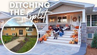 5 MONTHS IN THE MAKING!! Exterior Renovation Start to Finish | DITCHING THE SPLIT